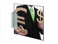 Держатель 75мм информационной таблички самоклеющийся КУРС-01.75.Tp -фото Держатель 75мм информационной таблички самоклеющийся КУРС-01.75.Tp -фото