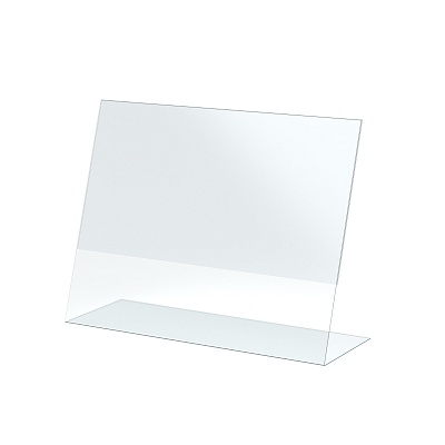 Ценникодержатель 70х90 мм горизонтальный (20 шт) РЕКОРДСМЕН-01.70х90Г.Tp -фото