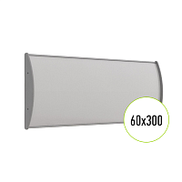 Табличка настенная алюминиевая ПОЛО-01.60х300.Gr -фото