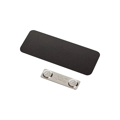 Бейдж меловой на магните черный ПЕРСОНА-02.90х35.Bk (100шт.) -фото