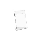 Тейбл-тент вертикальный 100х70мм прозрачный ЧЕМПИОН-01.100х70.Tp -фото