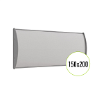 Табличка настенная алюминиевая ПОЛО-01.150х200.Gr -фото