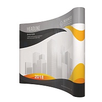 Система мобильная выставочная POP UP 2530х2530мм с оформлением полноцвет СИНГЛ-01MV.2230х2530.Al -фото