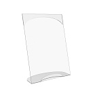 Тейбл-тент А4 вертикальный прозрачный ЧЕМПИОН-01.А4.Тр -фото