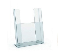 Карман-буклетница информационный настольный А4 акриловый прозрачный СЕКТОР-01.А4.Tp -фото Карман-буклетница информационный настольный А4 акриловый прозрачный СЕКТОР-01.А4.Tp -фото