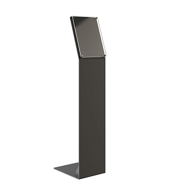 Стойка информационная А4 черная ДРАЙВЕР-01.А4.Bk -фото