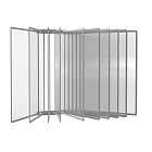 Демосистема настенная 10 серых панелей А3 модуль серый БУКВАРЬ-02.А3Gr.Gr -фото