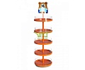 Стойка торговая черная ОРБИТА-01.5х500.Bk - фото 1