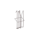 Карман проволочный навесной 1/3А4 для перфорации серый ФУЭТЕ-01.1/3А4.Gr -фото