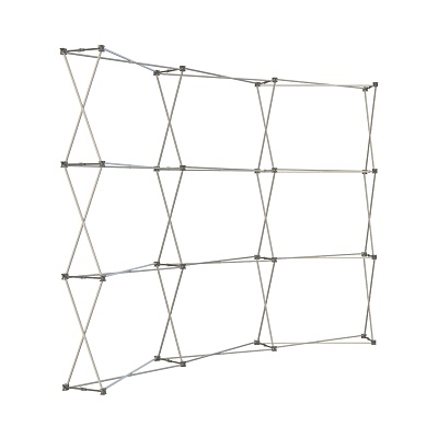 Система мобильная выставочная POP UP 2530х2530мм 3х3 секции каркас СИНГЛ-01.2230х2530.Al -фото