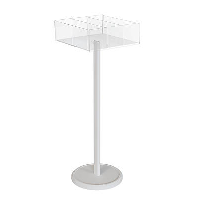 Дисплей для выкладки товара белый ЭКСТРАКТ-01.Wt -фото