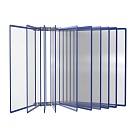 Демосистема настенная 10 синих панелей А3 модуль серый БУКВАРЬ-02.А3Gr.Bu -фото