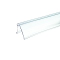 Ценникодержатель профильный HSAC39  ш.39 L=988мм прозрачный ПРИБЫЛЬ-02.39х988.Tp - фото 1