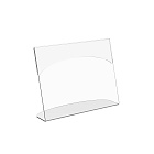 Тейбл-тент 90х120мм горизонтальный прозрачный ЧЕМПИОН-01.90х120Г.Tp -фото