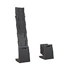 Буклетница складная черная ВЕЕР-02.5хА4.Bk -фото