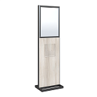 Стойка для информации и буклетов 1640х473мм Дуб Атланта ЛОФТ-05.А2/А4.Oa -фото