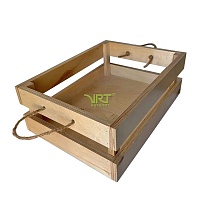 Ящик из фанеры с ручками КАНТРИ-01.160х450х330Р.Nt