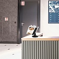 Демосистема настольная вращающаяся 10 серых панелей А4 основание черное СЮИТА-01.А4Bk.Gr - фото 4