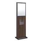 Стойка для информации и буклетов 1640х473мм Дуб Венге ЛОФТ-05.А2/А4.Ow -фото