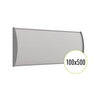 Табличка настенная алюминиевая ПОЛО-01.100х500.Gr -фото