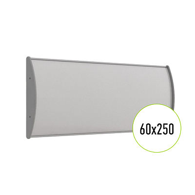 Табличка настенная алюминиевая ПОЛО-01.60х250.Gr -фото